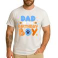 Dad Of The Birthday Boy Dog Lover Family Matching Men's Casual T-Shirt White