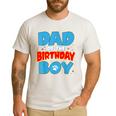 Dad Of The Birthday Boy Dog Lover Birthday Family Men's Casual T-Shirt White