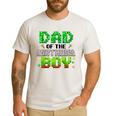 Dad Of The Birthday Boy Family Gaming Pixel Birthday Party Men's Casual T-Shirt White
