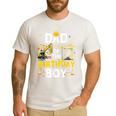 Dad Of The Birthday Boy Matching Construction Crew B-Day Men's Casual T-Shirt White