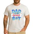 Dad Of The Birthday Boy Matching Dog Family Birthday Party Men's Casual T-Shirt White