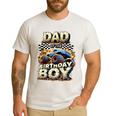 Dad Of The Birthday Boy Monster Truck Family Matching Party Men's Casual T-Shirt White