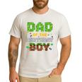 Dad Of The Birthday Boy Pixel Gamer Party Matching Family Men's Casual T-Shirt White