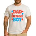 Dad Of The Birthday Boy Spider Web Party Men's Casual T-Shirt White