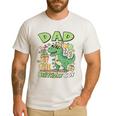 Dad Of The Birthday Boy T Rex Dinosaur Family Party Men's Casual T-Shirt White