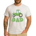 Dad Of The Birthday Boy Tractor Farm Trucks Family Party Men's Casual T-Shirt White