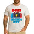 Dad Of The Birthday Boy Video Games Theme Bday Matching Men's Casual T-Shirt White