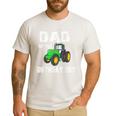 Dad Of The Birthday Boy Vintage Farm Tractor Party Family Men's Casual T-Shirt White