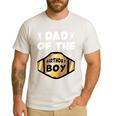 Dad Of The Birthday Boy Wrestling Belt Birthday Kids Boys Men's Casual T-Shirt White Dad Of The Birthday Boy Wrestling Belt Birthday Kids Boys Men's Casual T-Shirt White