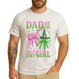 Dad Of The Birthday Girl Coquette Matching Family Party Men's Casual T-Shirt White