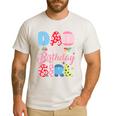 Dad Of The Birthday Girl Family Summer Beach Birthday Party Men's Casual T-Shirt White