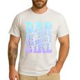 Dad Of The Birthday Girls Teens Kid Family Matching Birthday Men's Casual T-Shirt White