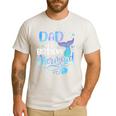 Dad Of The Birthday Mermaid Family Matching Father Dad Papa Men's Casual T-Shirt White