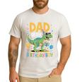 Dad Of The Birthday Party Outfit Dinosaur Squad Daddy Men's Casual T-Shirt White