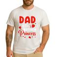 Dad Of The Birthday Princess Strawberry Theme Bday Party Men's Casual T-Shirt White Dad Of The Birthday Princess Strawberry Theme Bday Party Men's Casual T-Shirt White