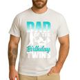 Dad Of The Birthday Twins Celebrate Cute Twin Father Daddy Men's Casual T-Shirt White Dad Of The Birthday Twins Celebrate Cute Twin Father Daddy Men's Casual T-Shirt White