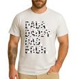 Dad Dada Daddy Bruh Papa Cow Daddy Love Cows Dad Cow Print Men's Casual T-Shirt White