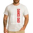 Dad Dance She Get It From Me Proud Dancer Dad USA Flag Men Men's Casual T-Shirt White