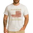 Dad From Daughter Awesome Like My Daughters Men's Casual T-Shirt White
