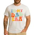 In My Dad Era Groovy Papa Daddy Fathers Day For Men Men's Casual T-Shirt White In My Dad Era Groovy Papa Daddy Fathers Day For Men Men's Casual T-Shirt White