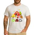 Dad Farm Animal Birthday Family Matching Party Men's Casual T-Shirt White