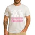 Dad For Father Daddy Papa Men From Daughter Dad Men's Casual T-Shirt White
