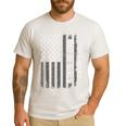 Dad Of Girls Outnumbered Fathers Day 2025 For Dad Daughters Men's Casual T-Shirt White