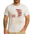 Im A Dad Grandpa And A Veteran Nothing Scares Me Veteran Men's Casual T-Shirt White