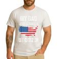My Dad Just Became A US Citizen Proud New American Citizen Men's Casual T-Shirt White