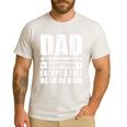 Dad The Man Who Has Everything But Hair Father's Day Men's Casual T-Shirt White Dad The Man Who Has Everything But Hair Father's Day Men's Casual T-Shirt White