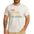 Dad The Man The Myth The Legend Men Dad Father's Day Men's Casual T-Shirt White
