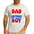 Dad And Mom Birthday Boy Spider Family Matching Men's Casual T-Shirt White