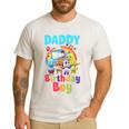 Dad And Mom Daddy Of The Birthday Boy Family Party Decor Men's Casual T-Shirt White