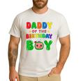 Dad And Mom Daddy Of The Birthday Boy Tee Melon Family Party Men's Casual T-Shirt White