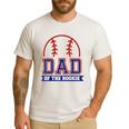 Dad Of Rookie 1st Birthday Baseball Theme Matching Party Men's Casual T-Shirt White Dad Of Rookie 1st Birthday Baseball Theme Matching Party Men's Casual T-Shirt White