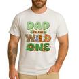 Dad Of The Wild One Birthday Family Matching Party Decor Men's Casual T-Shirt White Dad Of The Wild One Birthday Family Matching Party Decor Men's Casual T-Shirt White