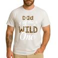 Dad Of The Wild One Zoo Themed 1st Birthday Party Men's Casual T-Shirt White