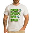 Dada Daddy Dad Bruh Father's Day Game Pixel Men's Casual T-Shirt White