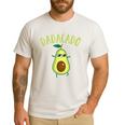 Dadacado Cute Daddy Avocado Pregnant Dad Father Day Men's Casual T-Shirt White