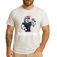 Dadacorn Unicorn Dad Papa Father's Day Daughter Men's Casual T-Shirt White
