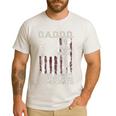 Daddd Gun Dads Against Daughters Dating Democrats On Back Men's Casual T-Shirt White