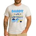 Daddy Of The Bday Boy Blue Dog Theme Party Family Matching Men's Casual T-Shirt White