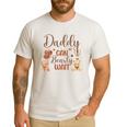 Daddy Can Bearly Wait Bear Gender Neutral Boy Baby Shower Men's Casual T-Shirt White