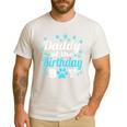 Daddy Of The Birthday Boy Dog Paw Bday Party Celebration Small Men's Casual T-Shirt White