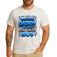 Daddy Of The Birthday Boy Matching Family Father Men's Casual T-Shirt White