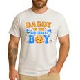 Daddy Of The Birthday Boy Milk And Cookies Lover Men's Casual T-Shirt White Daddy Of The Birthday Boy Milk And Cookies Lover Men's Casual T-Shirt White