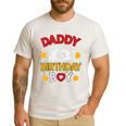 Daddy Of The Birthday Boy Shirt Matching Dad Son Family Bday Men's Casual T-Shirt White