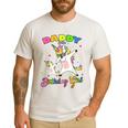 Daddy Of The Birthday Girl Dabbing Unicorn Princess And Dad Men's Casual T-Shirt White