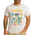 Daddy Of The Birthday Party Outfit Dinosaur Squad Dad Men's Casual T-Shirt White