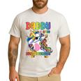 Daddy Of The Birthday Princess Girl Dabbing Unicorn Dad Men's Casual T-Shirt White